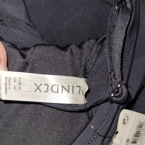 Lindex Shaping swimsuit Size M Black New w/tags - Picture 8 of 10